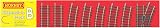 Hornby R8222 OO Gauge Track Extension Pack B - Straight Curves Point Buffers