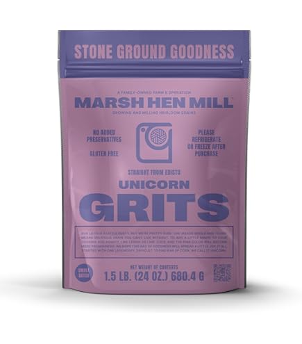 Amazon.com: Marsh Hen Mill Jimmy Red Grits Pure, Gluten Free Old