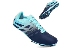 THESTRON Men Women Kids Track and Field Shoes Professional 8 Spikes Running Racing Sneakers Breathable Lightweight Sprinting 
