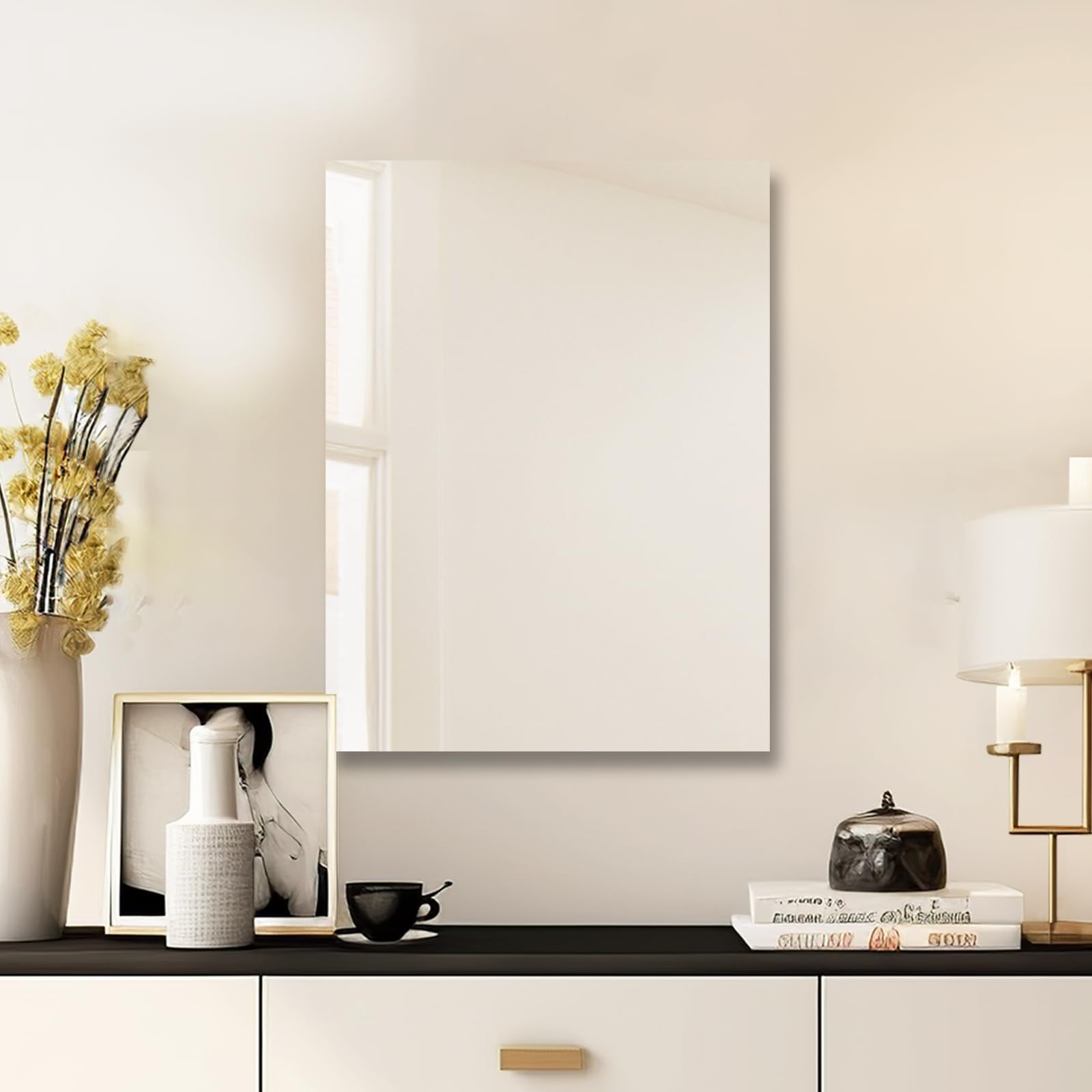 Mirrorons Bathroom Vanity Mirror 18" x 24", Frameless Mirror with ...