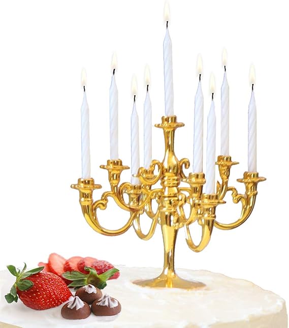 Luxury Candelabra Birthday Candles, Special Cake Candles, Party and Event Unique