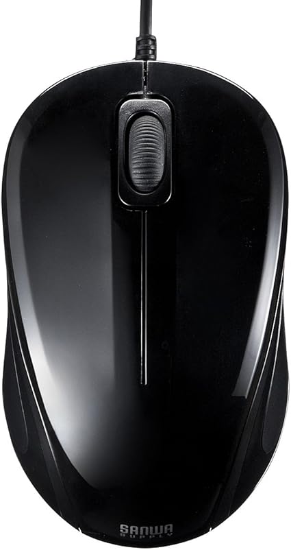 Amazon サンワサプライ 有線マウス Usb A接続 静音 ブルーled 小型 ブラック Ma Bl9bk サンワサプライ 家電 カメラ