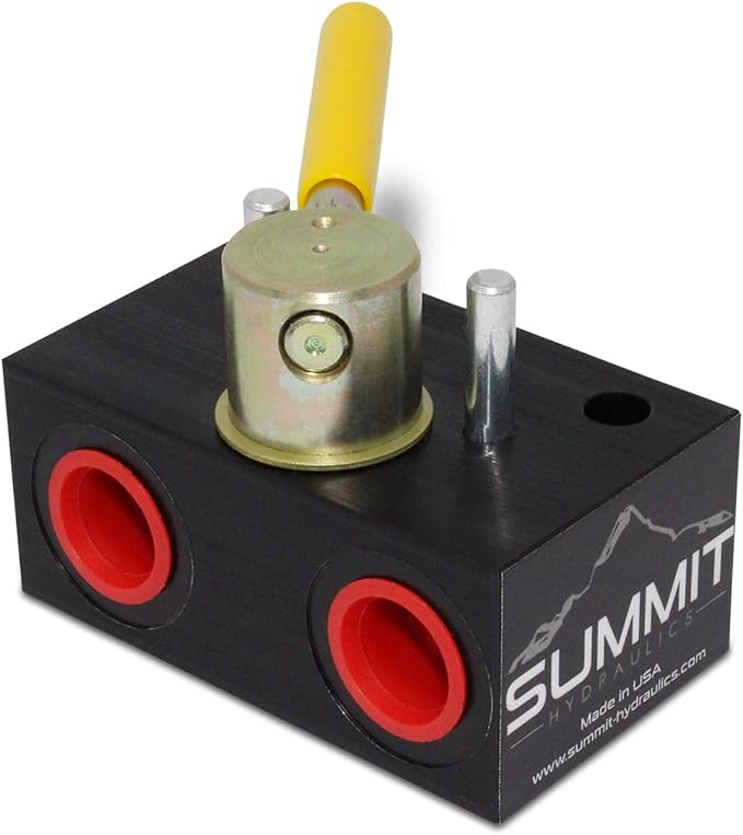 Hydraulic Rotary Selector Diverter Valve, 3 Way, 20 GPM, 5000 PSI, 8