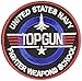 U.S. Navy Top Gun Fighter Weapons School Patch 3