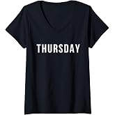 Women's Thursday V-Neck T-Shirt