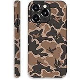 YASYGOSHOO Cool Camouflage Hybrid 2 Layer Hunting Duck Camo Phone Case for iPhone 14