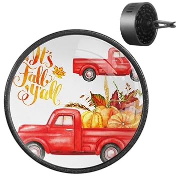Amazon Com Air Freshener Essential Oils Clipart Red Truck Original 2pcs Kit Car Diffuser Aromatherapy With Vent Clip Harajuku Beauty