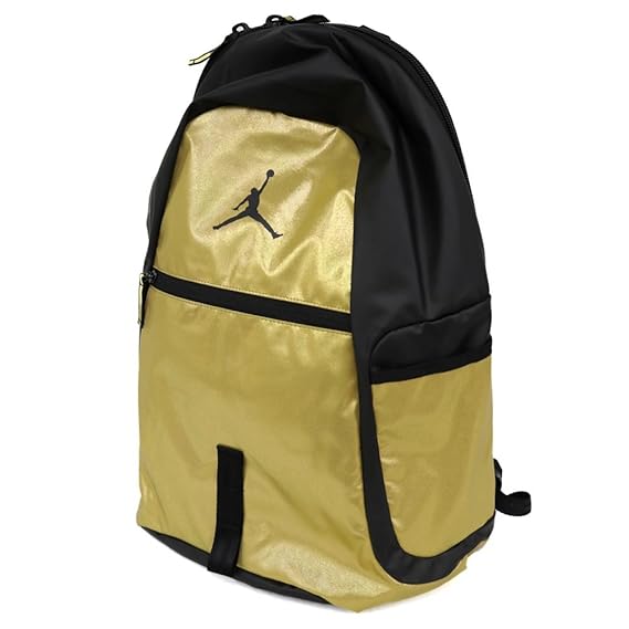 Nike Air Jordan Jumpman Reflektor alle Welt Schultasche Sport Laptop Student Rucksack Metallic Gold