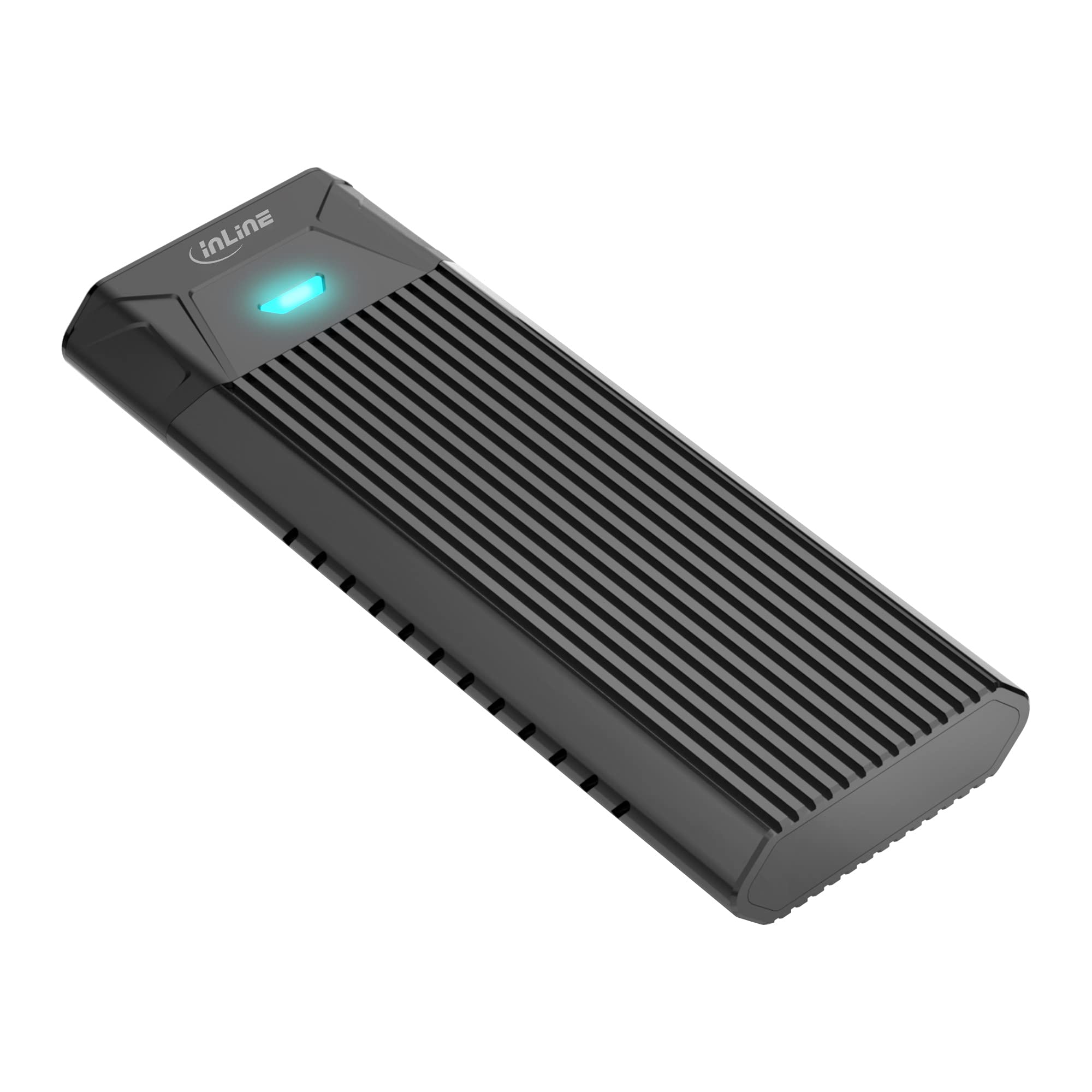 InLine® 00031H USB3.2 Gen.2 USB Type C to M.2 SSD (PCIe NVMe & SATA) Enclosure Tool Free