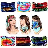 Zupoo TM Flowers& Plants Series 16-in-1 Multifunctional Headband Sports Magic Scarf,Collars Muffler Scarf Face Mask