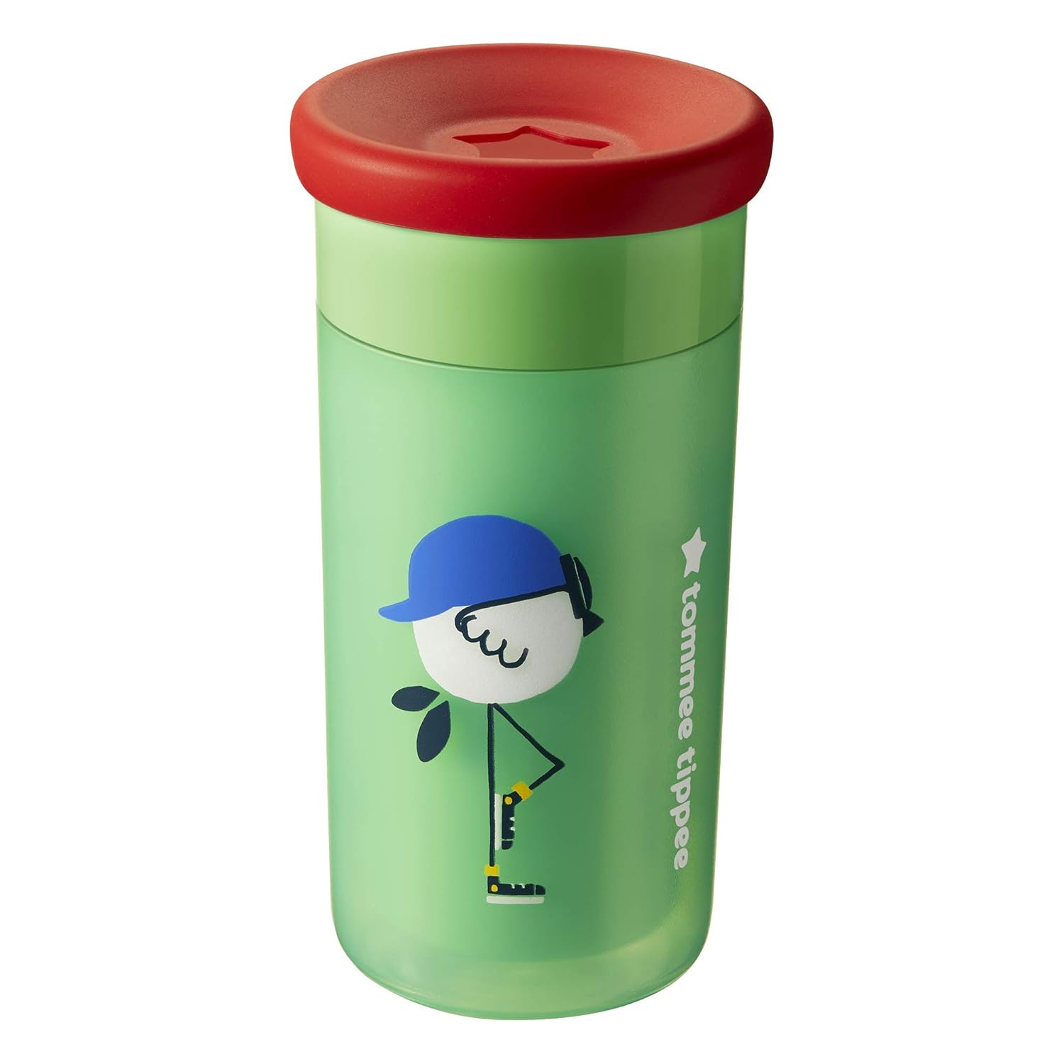 Tommee Tippee Spill-Proof Insulated Easiflow 360 Degree Cup, Boy - 12M+, 2ct, Lt. Blue & Green : Baby