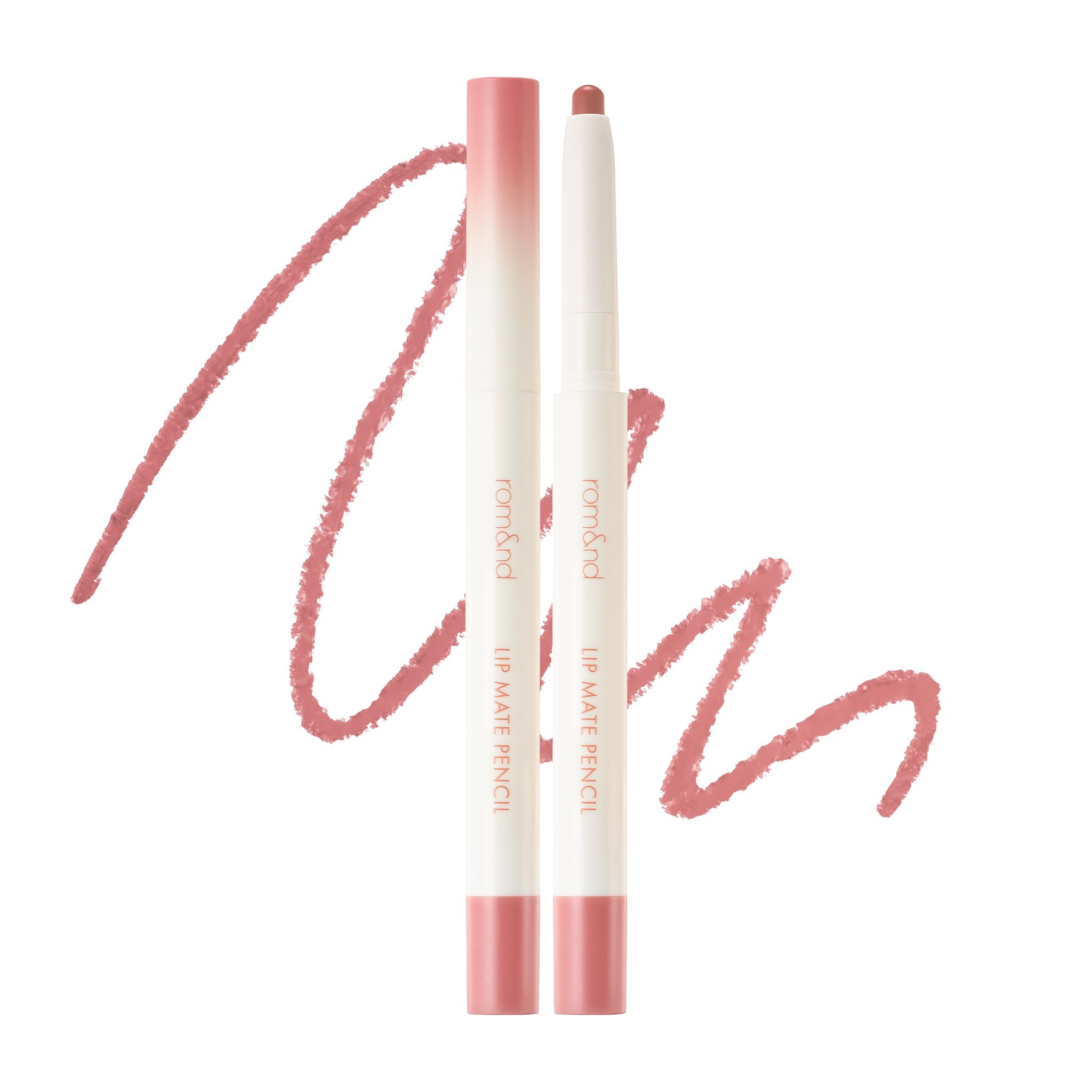 rom&nd LIP MATE PENCIL (6colors) | lip liner, lip pencil, lipliner, lipliner pencil, lipliners | 13g, 0.46 oz (04 FIG BREEZE, 13g)