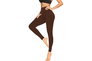 FULLSOFT Soft Leggings for Women - High Waisted Tummy Control No See Through Workout Yoga Pants