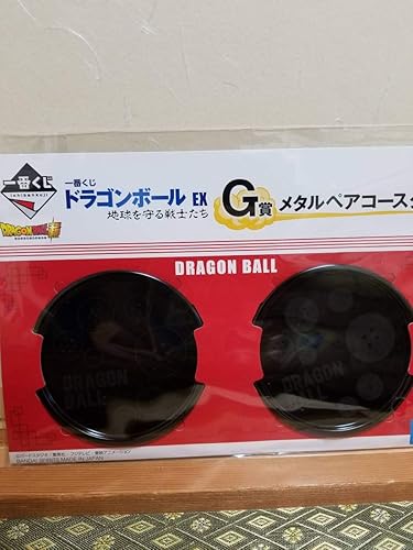 Amazon Co Jp 一番くじドラゴンボール Ex 地球を守る戦士たち G賞 メタルペアコースター ドラゴンボール模様 ホビー 通販