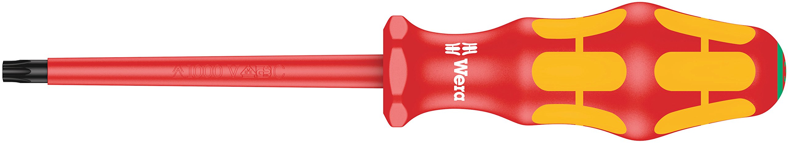 Wera 05006178001 30 x 100 mm 167i VDE TX Insulated Screwdriver for TORX Screws - Silver