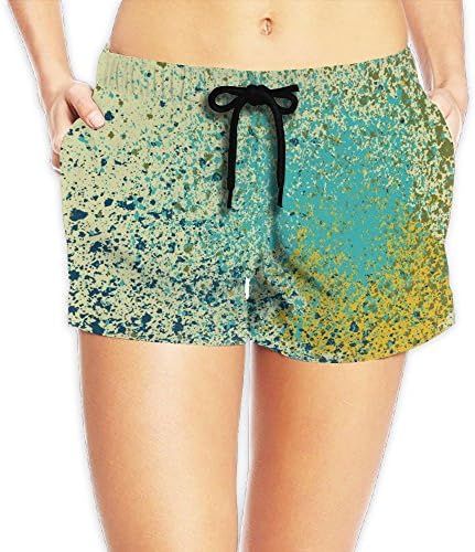 Spray Paint Creative Women's Adult Casual Fashion Swim Beach Shorts
