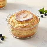 Pyrex Bake & Enjoy Glass Soufflé Dish 22cm x 22cm x 10cm High Resistance view 2