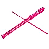 Lot-Yes 8-Hole Soprano Descant Recorder with Cleaning Rod + Case Bag Music Instr