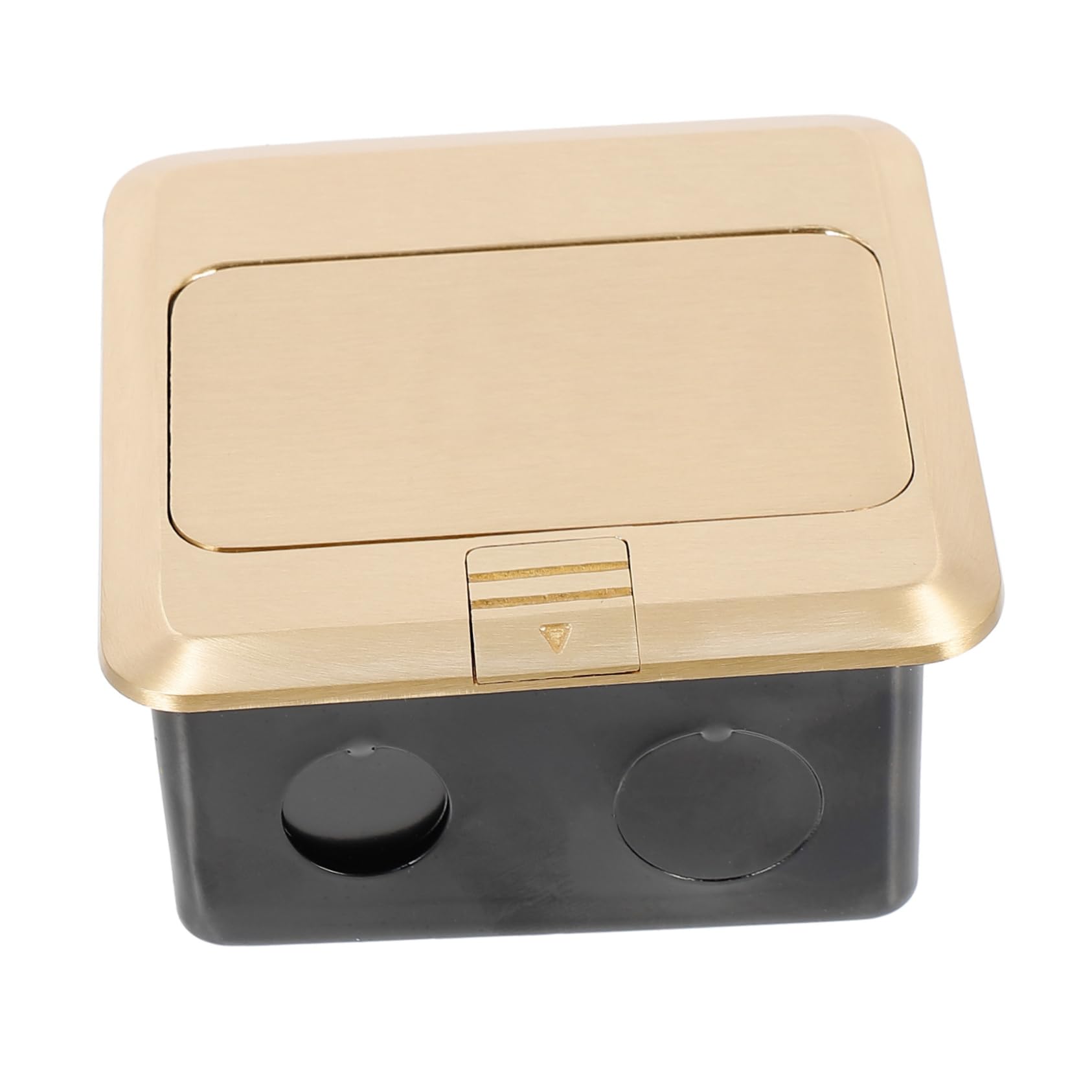 KICHOUSE 1set Pop-up Floor Outlet Box Copper Port