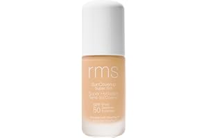 RMS Beauty SunCoverup SPF 50 – Broad Spectrum Mineral Sunscreen Foundation, Reef-Safe Zinc Oxide, Tinted Lightweight Sun Protection, Water-Resistant, 1 fl oz