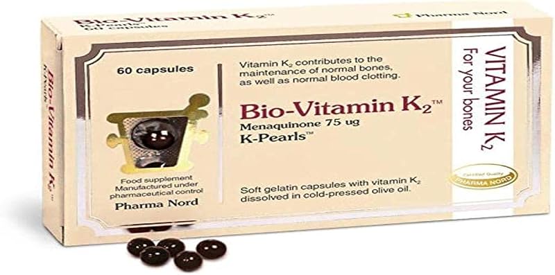 Pharma Nord k-Pearls 60 Capsules Vitamin K2 Maintained Bone Health