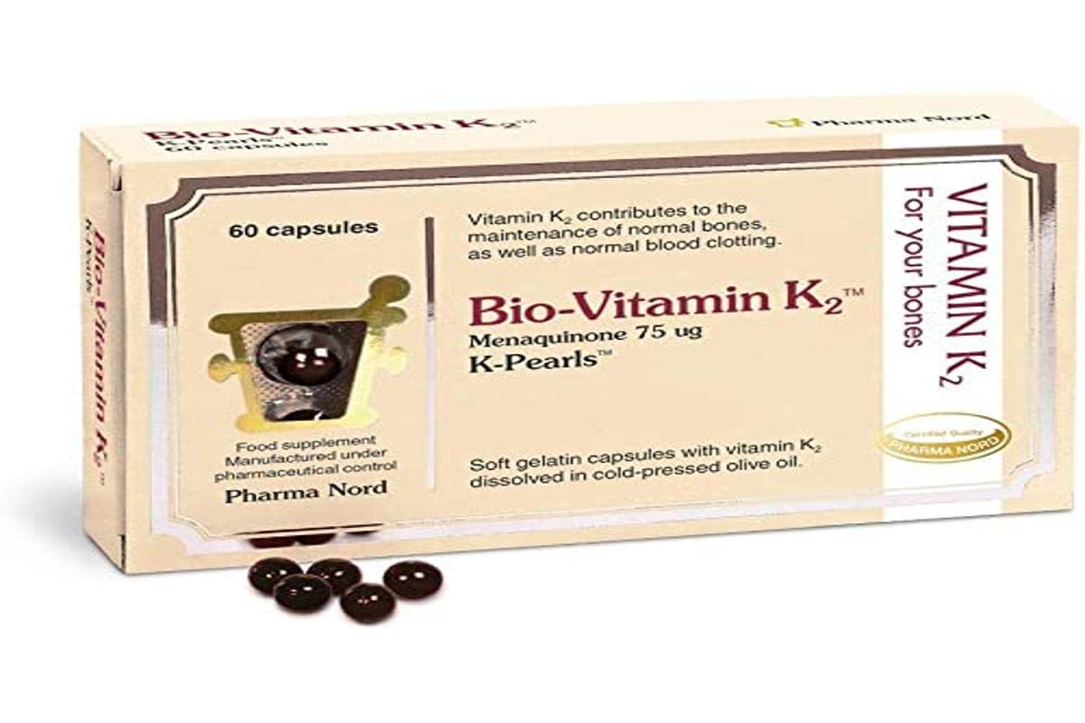 Pharma Nord k-Pearls 60 Capsules Vitamin k2, Maintained Bone Health