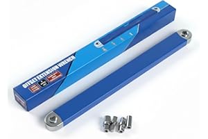 Pro Offset Extension Wrench Set, Impact Ready 15.4" Long&15mm Slim, 744g Heavy Duty Reinforced Steel Tight Reach Wrench with 