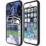 Seattle Seahawks Football Sports Rubber Snap on Phone Case (iPhone 6 Plus)