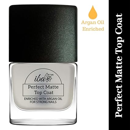 Iba Halal Care Perfect Matte Top Coat, Clear, 9ml