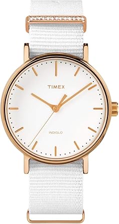 Timex Reloj Analógico para Mujer de Cuarzo con Correa en ...