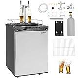 VEVOR Beer Kegerator, Dual Tap Draft Beer