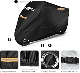Favoto Waterproof Motorbike Cover XXL 245x105x125 cm Oxford Dustproof view 4