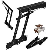 1 Pair Coffee Table Spring Hinge with Pneumatic Lift Mechanism for Coffee Table
