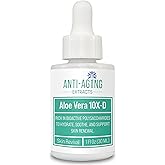 St. Croix Products Aloe Vera Gel 10X-D – Undiluted, 10× Concentrated Purified Inner-Leaf Aloe – Clean, Lightweight Hydration for Skin, Face, Hair & DIY Care 1oz