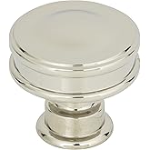 Atlas Homewares A100-PN Oskar Collection Knob, Polished Nickel