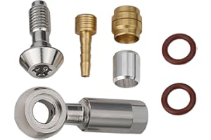 DRHOMEAM Bike Hydraulic Hose Fitting Insert Banjo Fit For MAGURA MT4 MT6 MT8 MT5 MT7, for Bicycle Brake Tubing Fitting Set, Disc Brake Hose Olive Connector Insert (A)