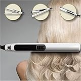 Hair Straightener - with Anti-Scald, Floating Ceramic Plates , 5 Heat Levels, Thermostat,Auto Off,Locking Function, 360 Swive