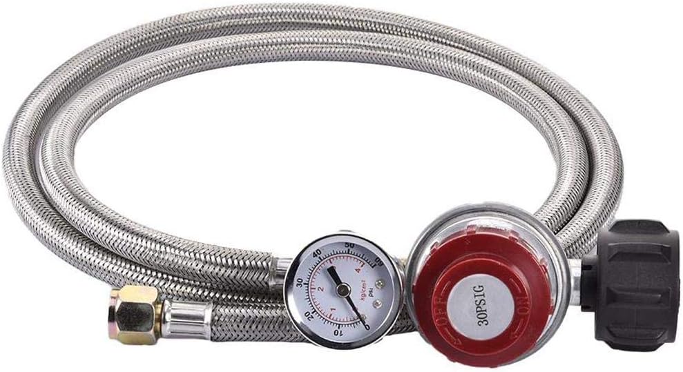 Gaetooely 030 Psi Propane Regulator High Pressure Gas Regulator