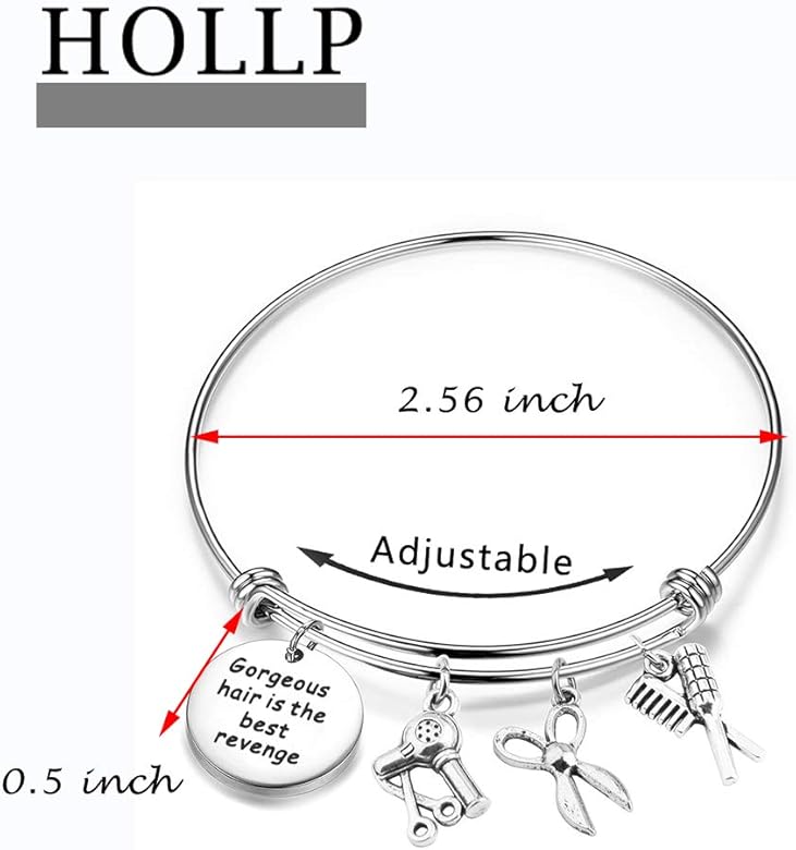 Hairdresser Bracelet Hair Stylist Gift Gorgeous Hair Is The Best