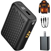 RIAFOX 12v 18400mAh Battery Pack Big Capacity Fast Charge Heated Women Men Jacket Portable USB Power Bank for Wulcea Genovega Dewbu Venustas Vergoo Hecusma Gotobi Soljikye Ororo Tidewe YHQ