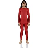Rocky Thermal Underwear for Girls Cotton Knit Thermals Kids Base Layer Long John Pajamas Set