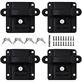 4Pcs Tie Down Anchors Custom-fit for Ford F150 F250 F350 & Raptor 2026 2025-2015 (Include Lightning) Truck Trailer Heavy Duty Steel Truck Bed Tie Down for Truck Accessories Replace#FL3Z-99000A64-B