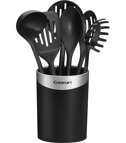 Cuisinart CTG-21-LT - Espátula Ranurada, Talla única, Negro Y
