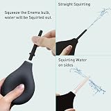 TopQuaFocus 8oz Enema Bulb Kit with 4 Replaceable Nozzles Silicone view 5