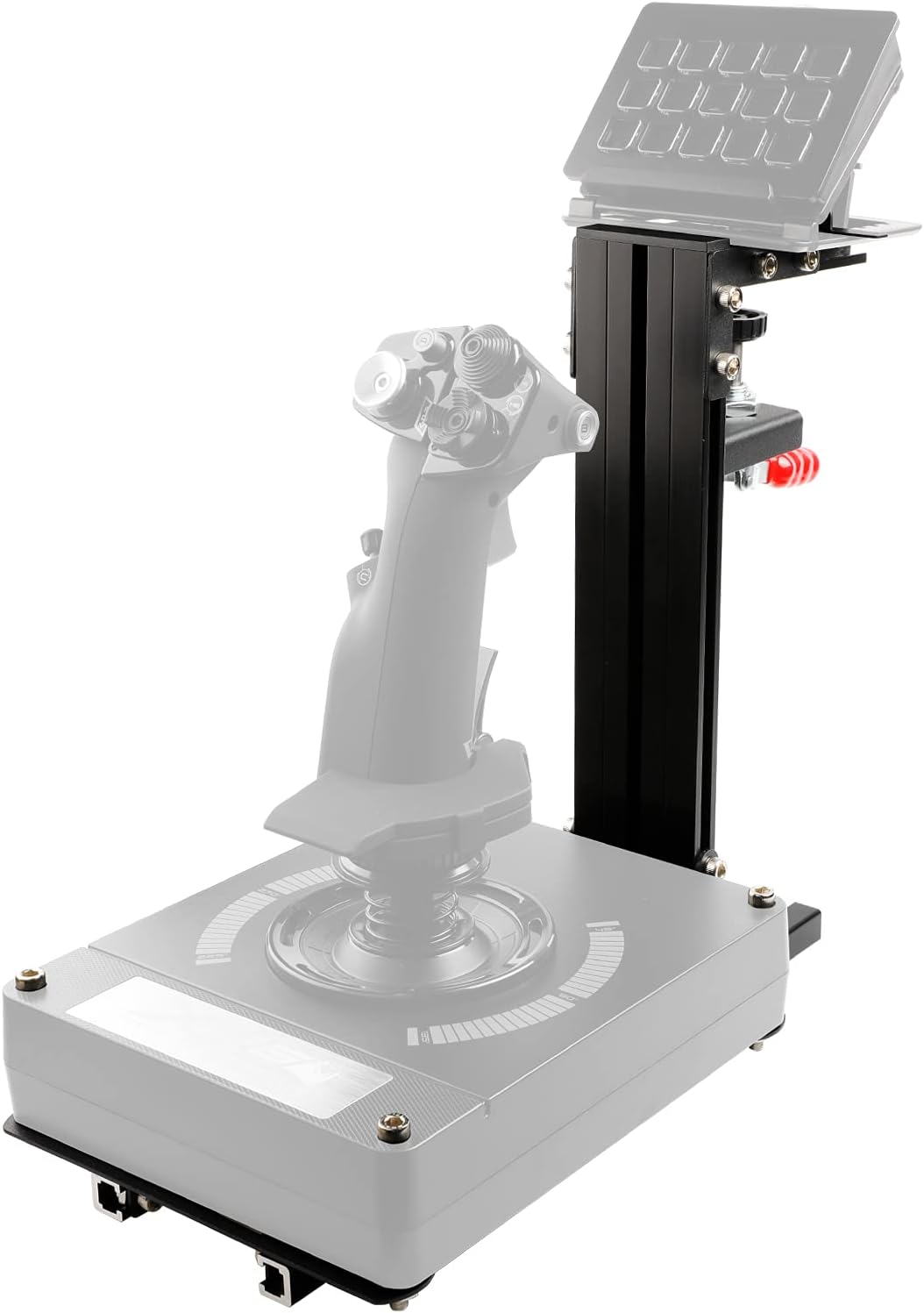 JUYEER Desk Mount Compatible with Almost All of The HOTAS Series Flight Simulation Controller-for The Flight Sim Game Joystick, Throttle and Hotas Systems. (Game Devices Not Included) - Black: Computers & Accessories