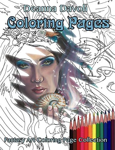 Fantasy Art Coloring Page Adult Coloring Pages Mermaid Coloring Pages Animal Coloring Pages 11 Pages Alice in Wonderland Coloring Pages