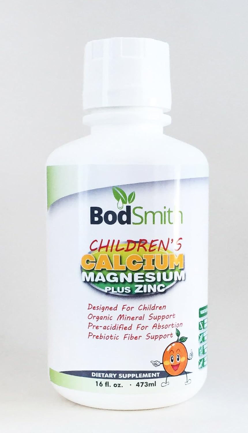 BodSmith Children's Calcium Magnesium Plus Zinc and Vitamin