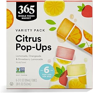 365 by Whole Foods Market, Citrus Pop-Ups, 3 fl oz, 6 ct, (Frozen)