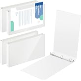 Humyoun 11 x 17 Inch View Binders with Cover Pocket | 3 Rings Heavy Duty View D Ring Binders, Economy Holds 11" x 17" Paper for Artwork Blueprints, Office, Home, Work Places