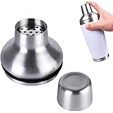 KEUYE Cocktail Shaker Lid Compatible With YETI Rambler 20oz/Tumbler 20oz/16oz Pints/10oz Mug/10oz Lowball/24oz Mug,Stainless Steel Cocktail Shaker Lid Only